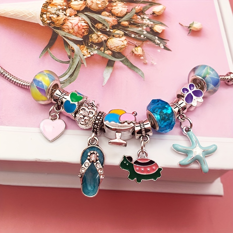 Disney Lilo and Stitch Charm Bracelet Set