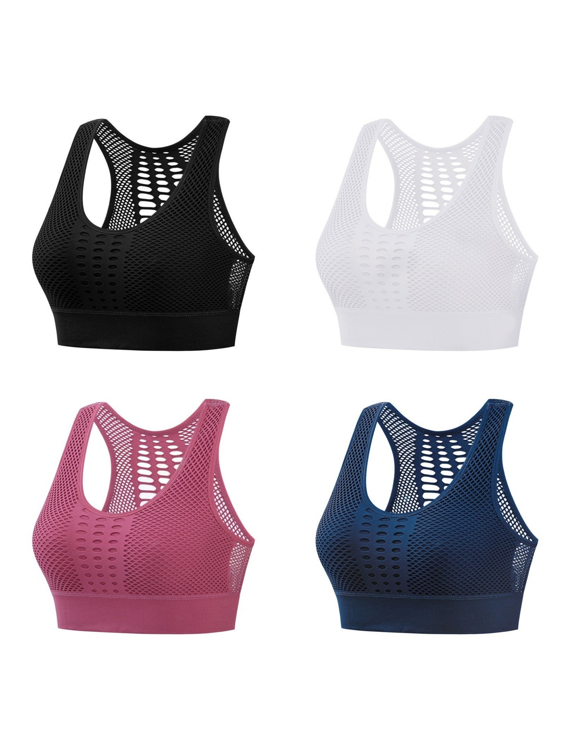 Yoga Sxy Seamless Breathable Solid Sports Bra