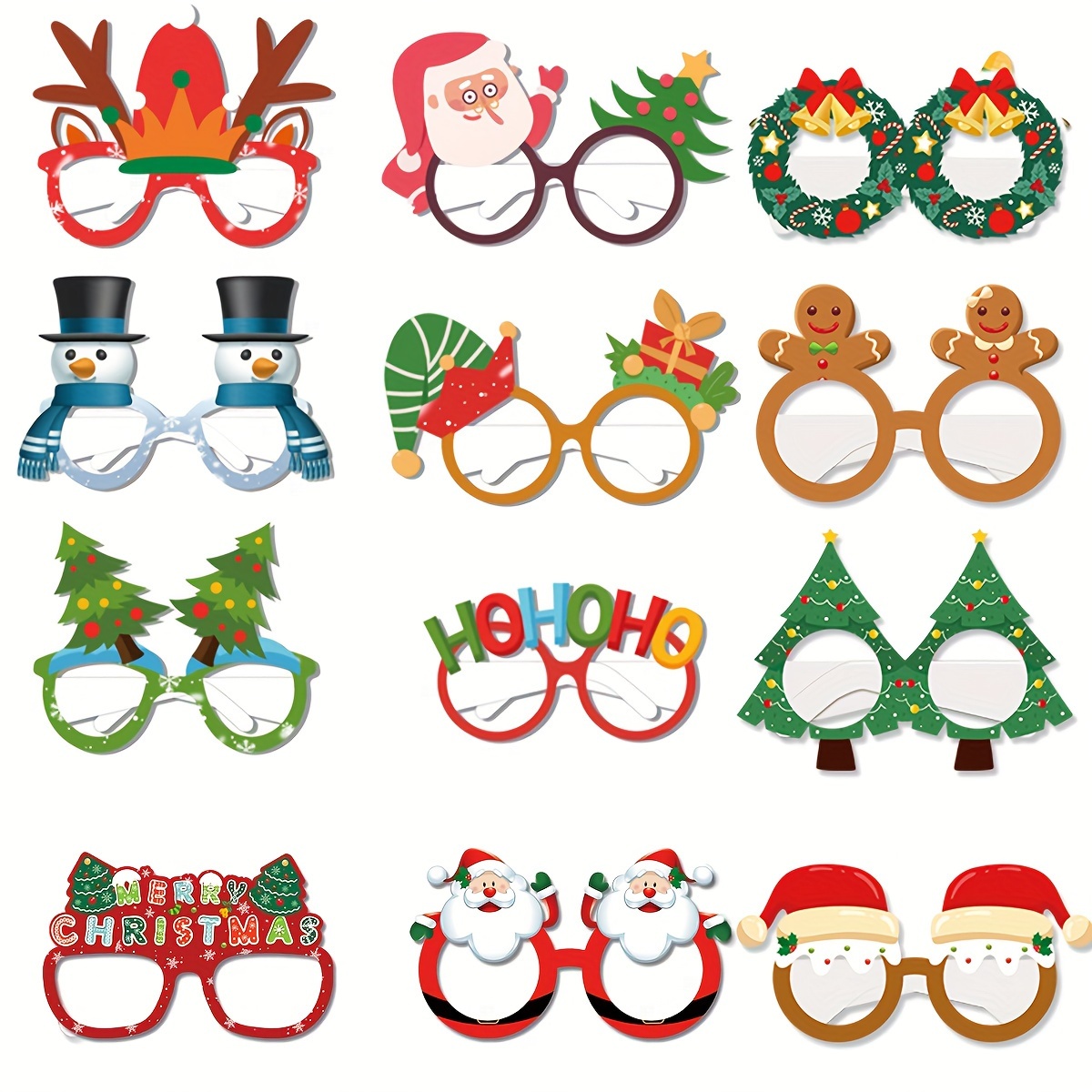 1pc Cadre De Lunettes De Noël Jouets Pour Adultes Et Enfants Décorations  Amusantes Accessoires De Décoration De Bois De Cerf Photo De Fête - Temu  France