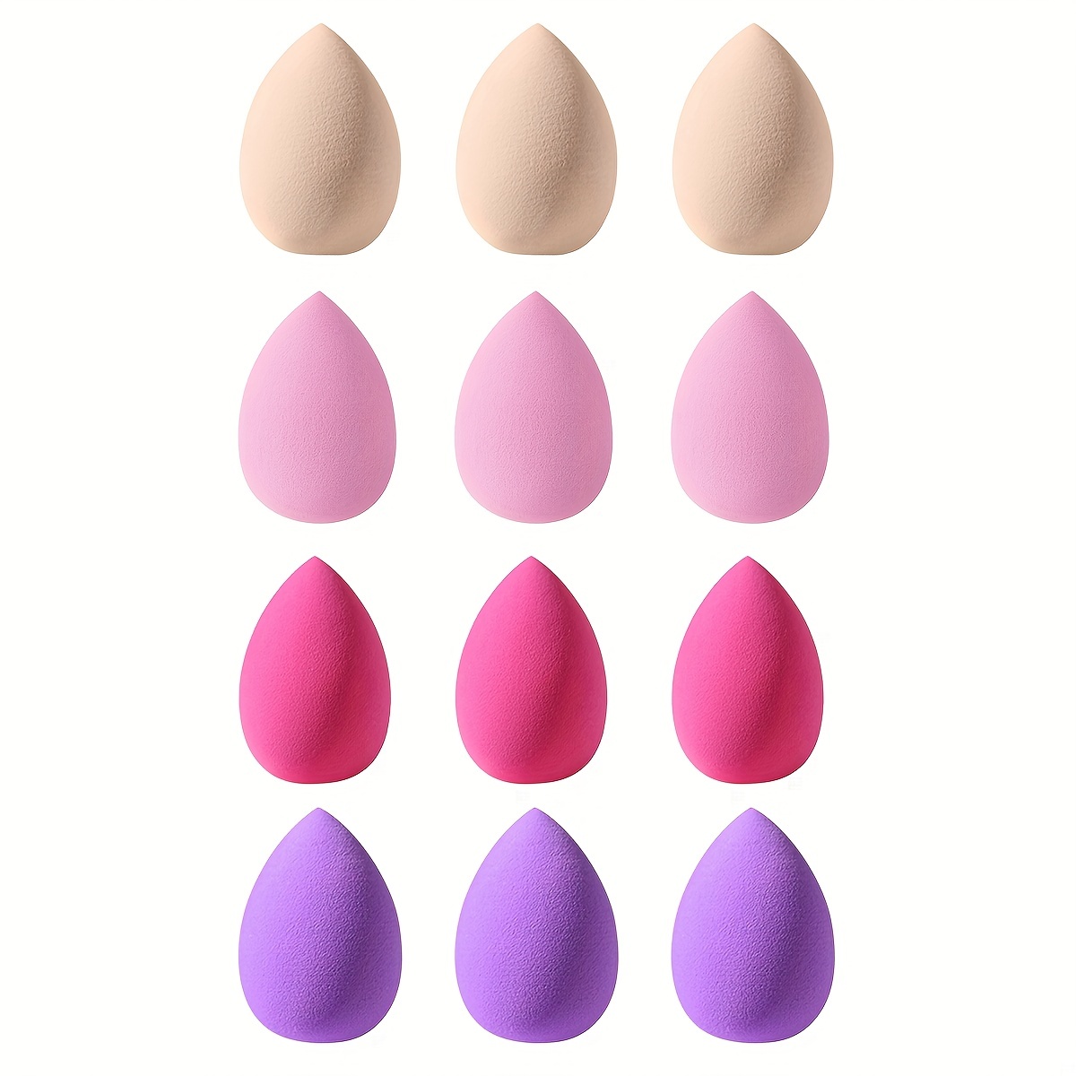 

12pcs Mini Beauty Blender Sponge For Foundation Powder Concealer Eye Shadow Under Eyes Highlight And Contour, Facial Makeup Tools For Beginners - Waterdrop