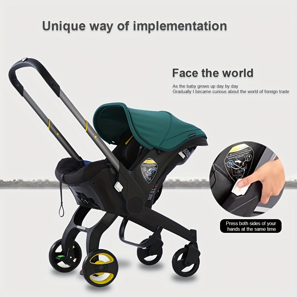4 in 1 Newborn Baby Temu Multi Stroller functional - Landscape High