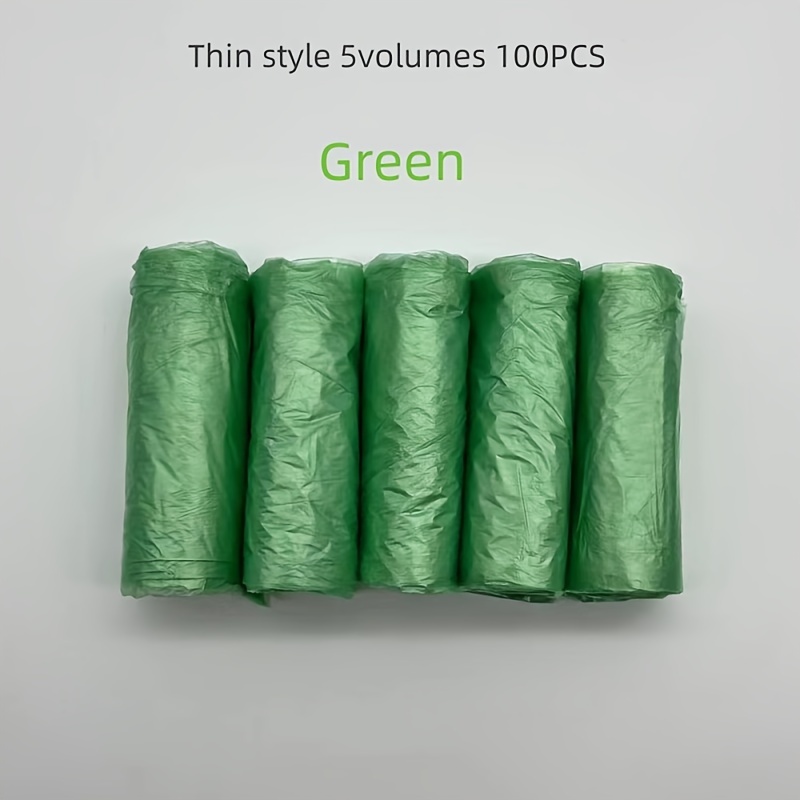 G 1 Garbage Bags/Dustbin Bags/Trash Bags Medium Size For Home Kitchen  Washroom Hotels (90 Bags), Green)