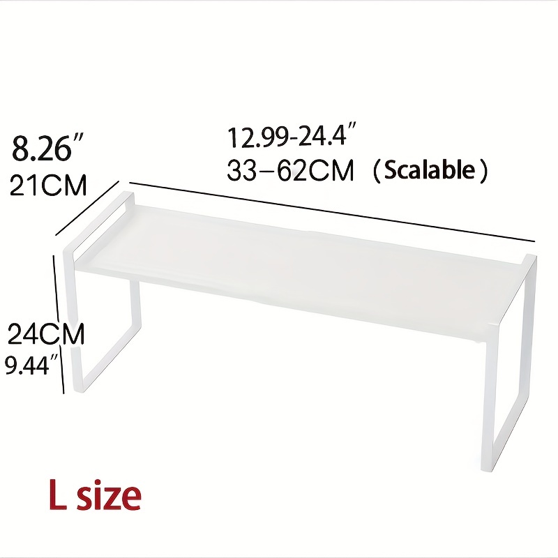 1 Organizador De Estantes De Gabinete Expandible, Estantes Organizadores De  Gabinetes De Cocina, Estantes Para Especias