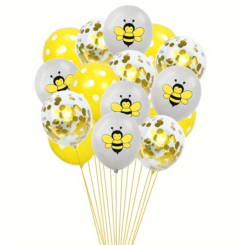 12 PCS 12 Pouces Insecte Abeilles Ballons Set Anniversaire Fournitures De  Fête