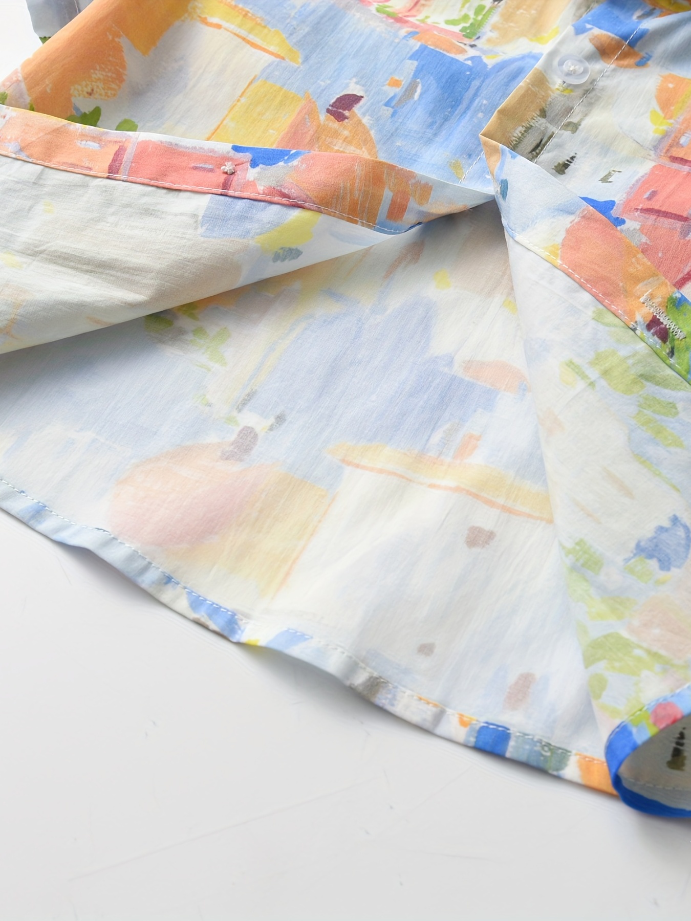 Boys Block Shirt Short Sleeves for Summer