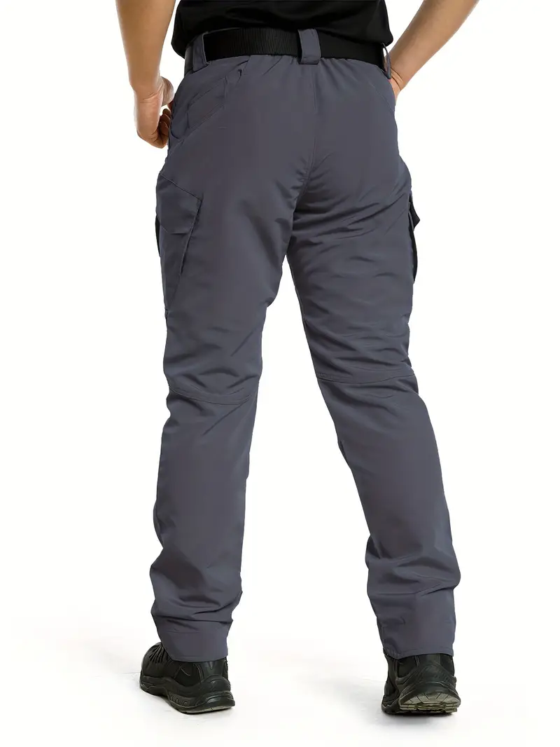 Men's Straight Leggings Work Combat Cargo Trousers Full 6 Pocket Wear Pants  Men's Cargo Work Trousers (Dark Gray, S) at  Men's Clothing store