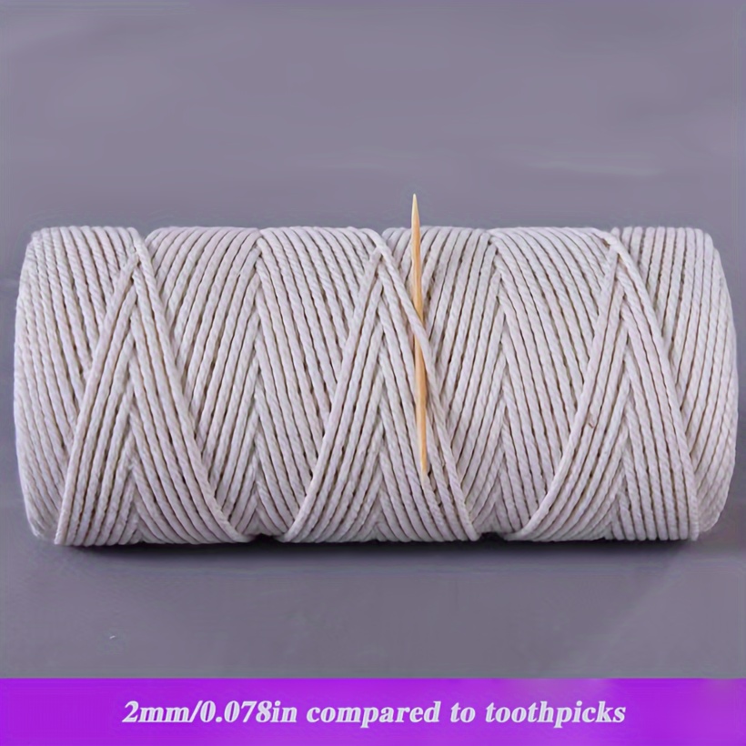 Cotton Rope Binding Rope DIY Thick and Thin Hand Woven Decorative Rope 
