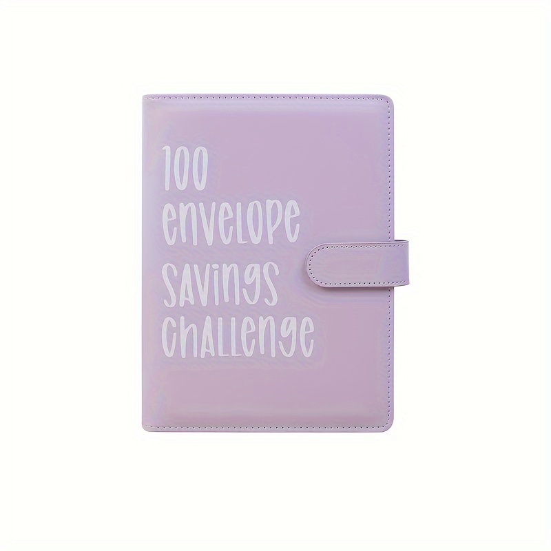  AIERSA Kit de carpetas de desafíos para ahorrar dinero,  divertido organizador de libros con sobres de efectivo para 100 días de  relleno de efectivo, presupuesto, reemplazo de caja de ahorro de