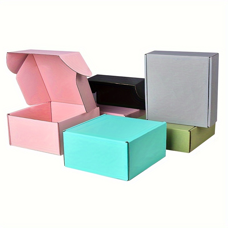 Cajas de cartón industriales negras de la caja de envío de la cartulina del  rectángulo multifuncionales
