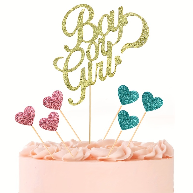 Baby Shower Party Cake Decoration Gender Reveal Cake - Temu