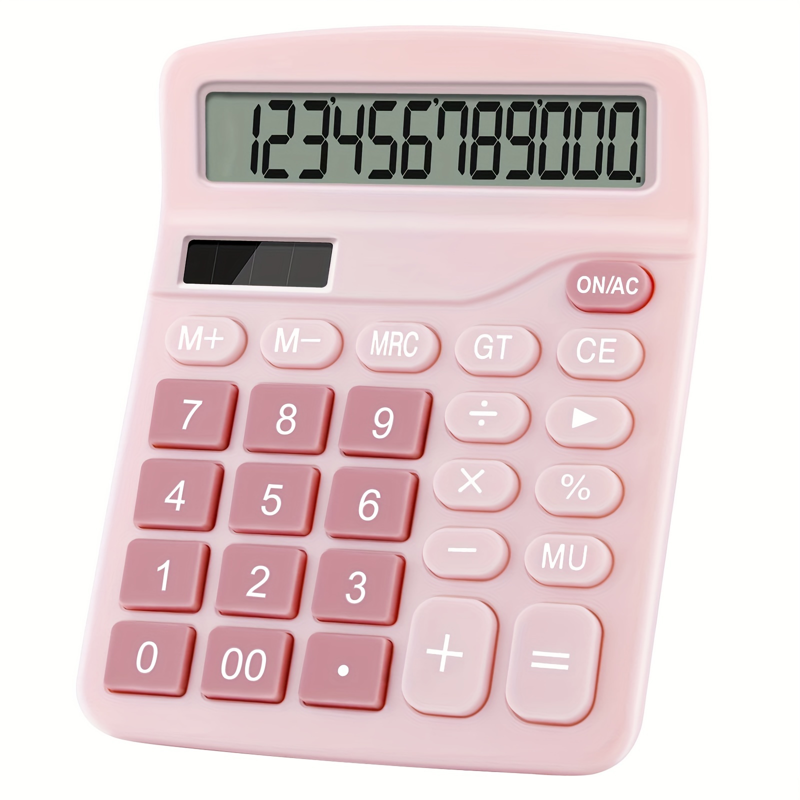 Calculatrice, calculatrice de bureau à fonction standard, calculatrice  financière de base calculatrice comptable à énergie solaire 12 chiffres Lcd  Display Calculato