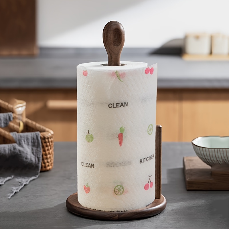 1卷,懒抹布,可爱的蔬菜印花清洁布,无纺布干湿清洁用品,一次性厨房用纸,厨房用品 详情 4