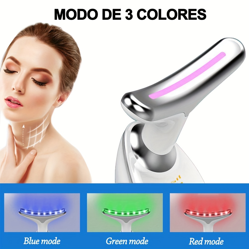 Vibrating Neck Beauty Instrument Colored Light Beauty - Temu