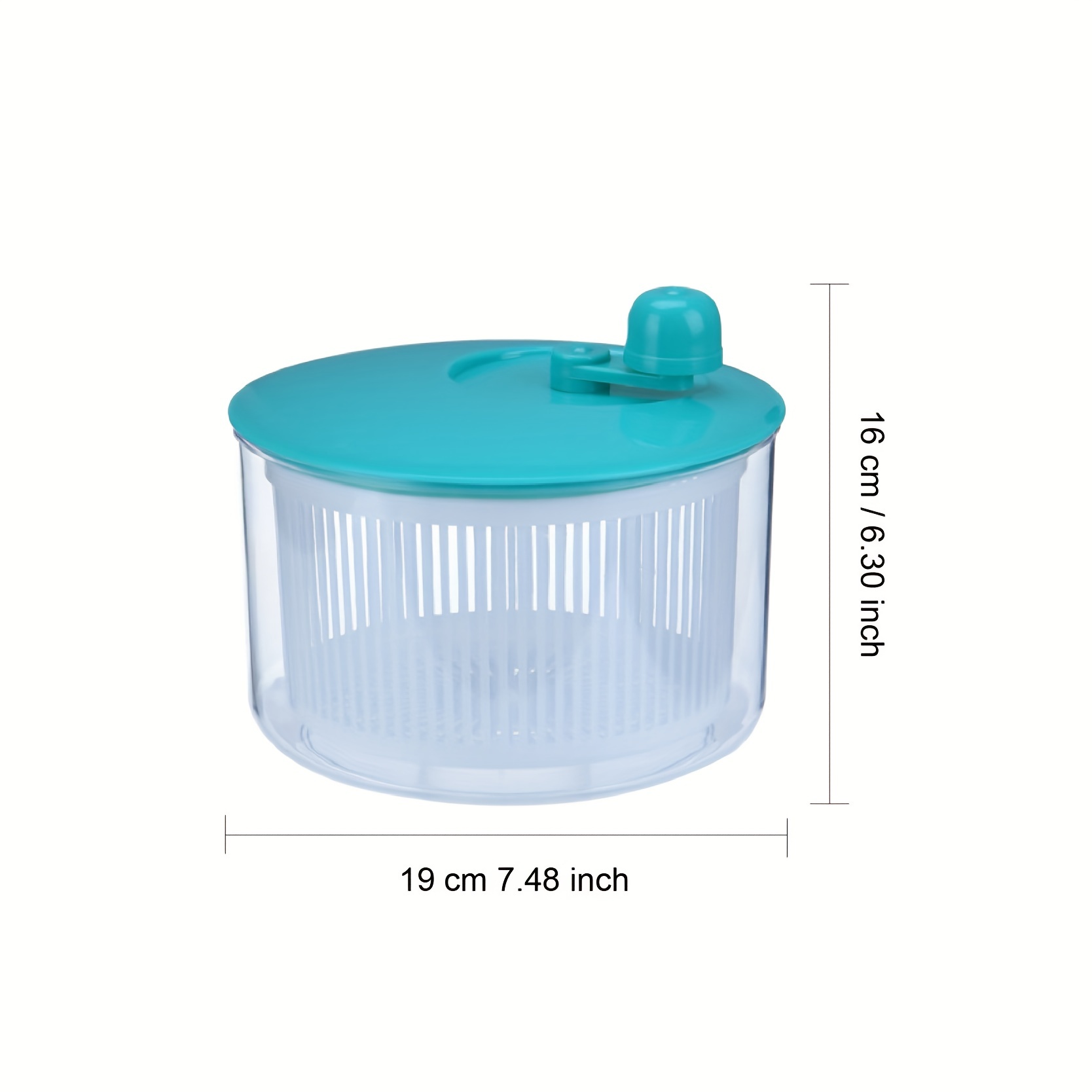 Salad Spinner, 5L Fruits Vegetable Washer Dryer, Fruits and