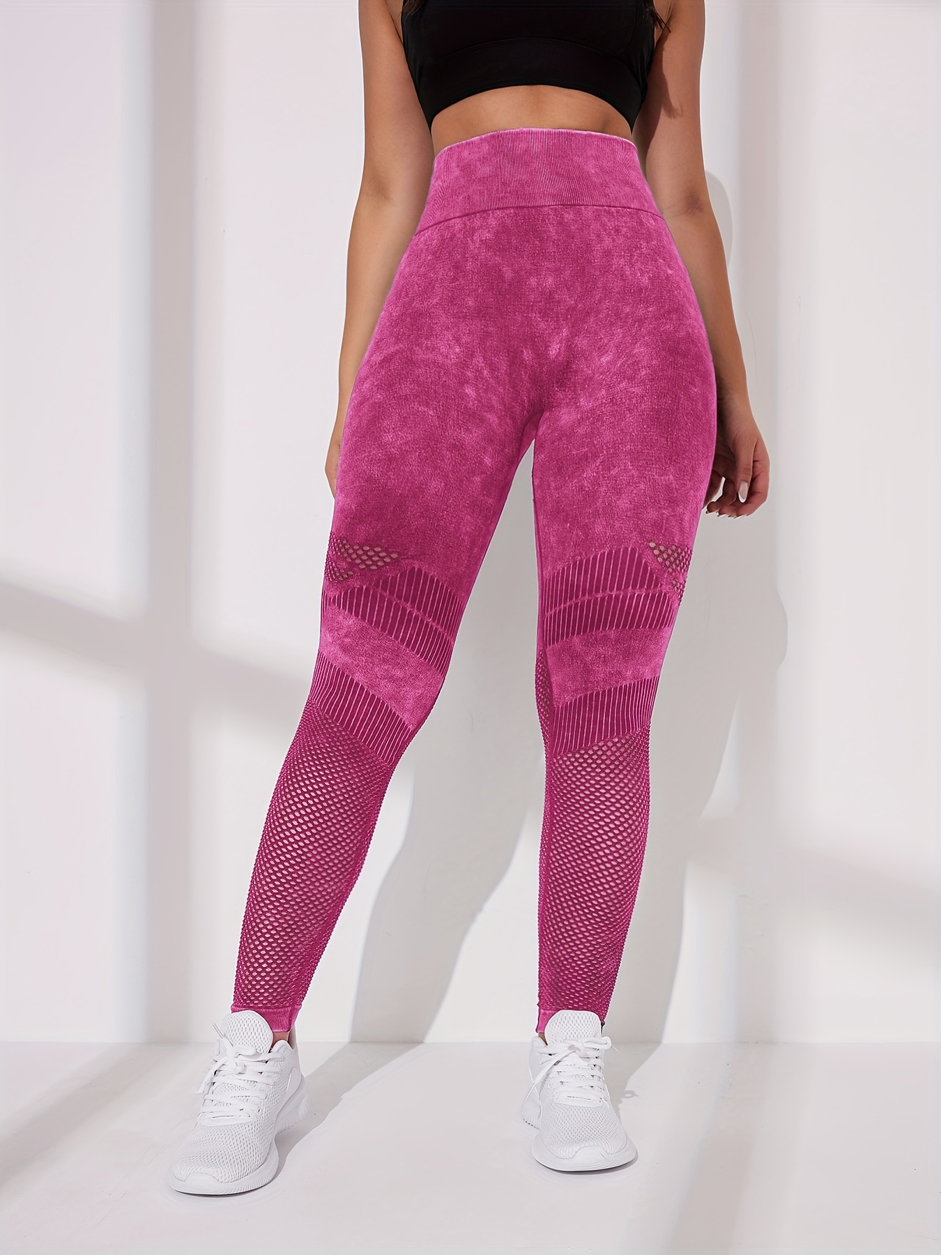Buy High Waist Leggings, Womens Running Tights with Pockets Power Stretch  Yoga Pants Slim Fit Sports Trousers Online at desertcartSeychelles