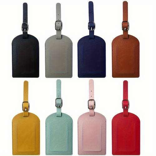 photo de l'article 2 étiquettes de bagage multicolores, étiquettes de bagage enregistré