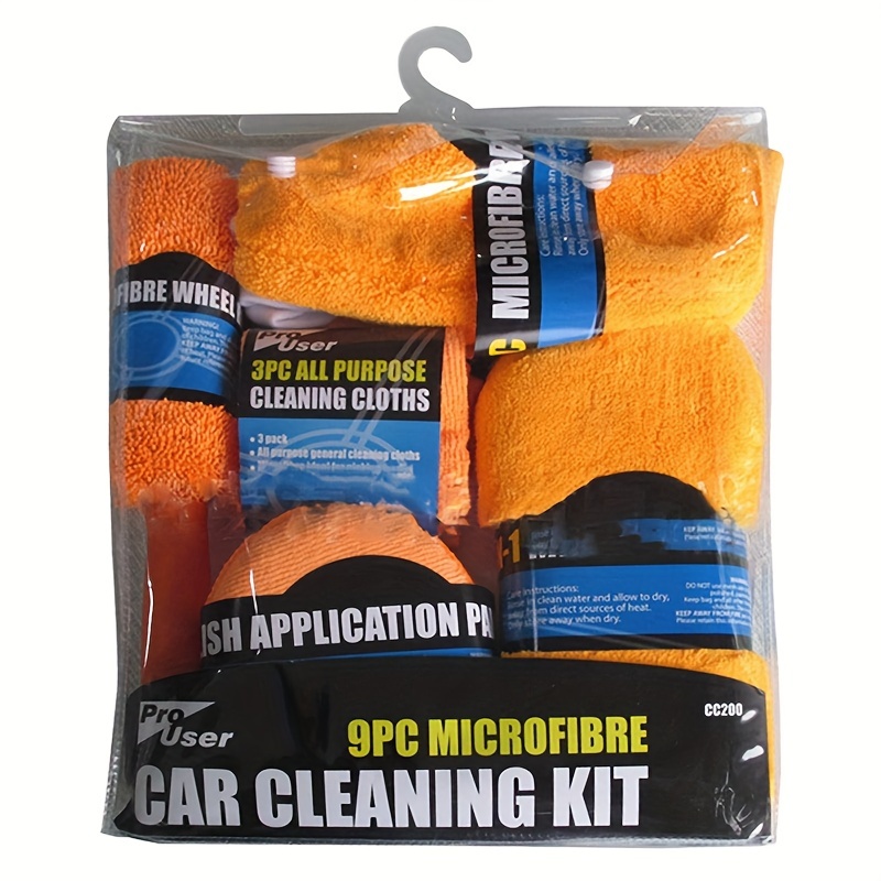 Car Wash Cloth Glove Kit, Car Detail Cleaning Kit