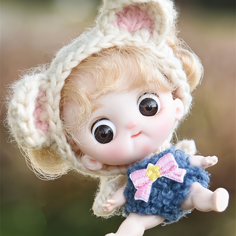 BJD Doll Simulation Doll For People ,Cute Kawaii BJD Doll For Boys Girls  Gift, The Top Can Be Opened, 18 Joints