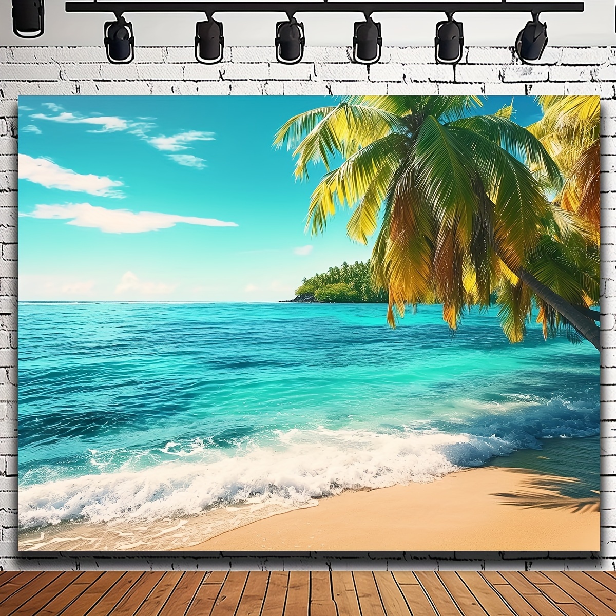 Beach Theme Backdrop - Free Returns Within 90 Days - Temu United Kingdom