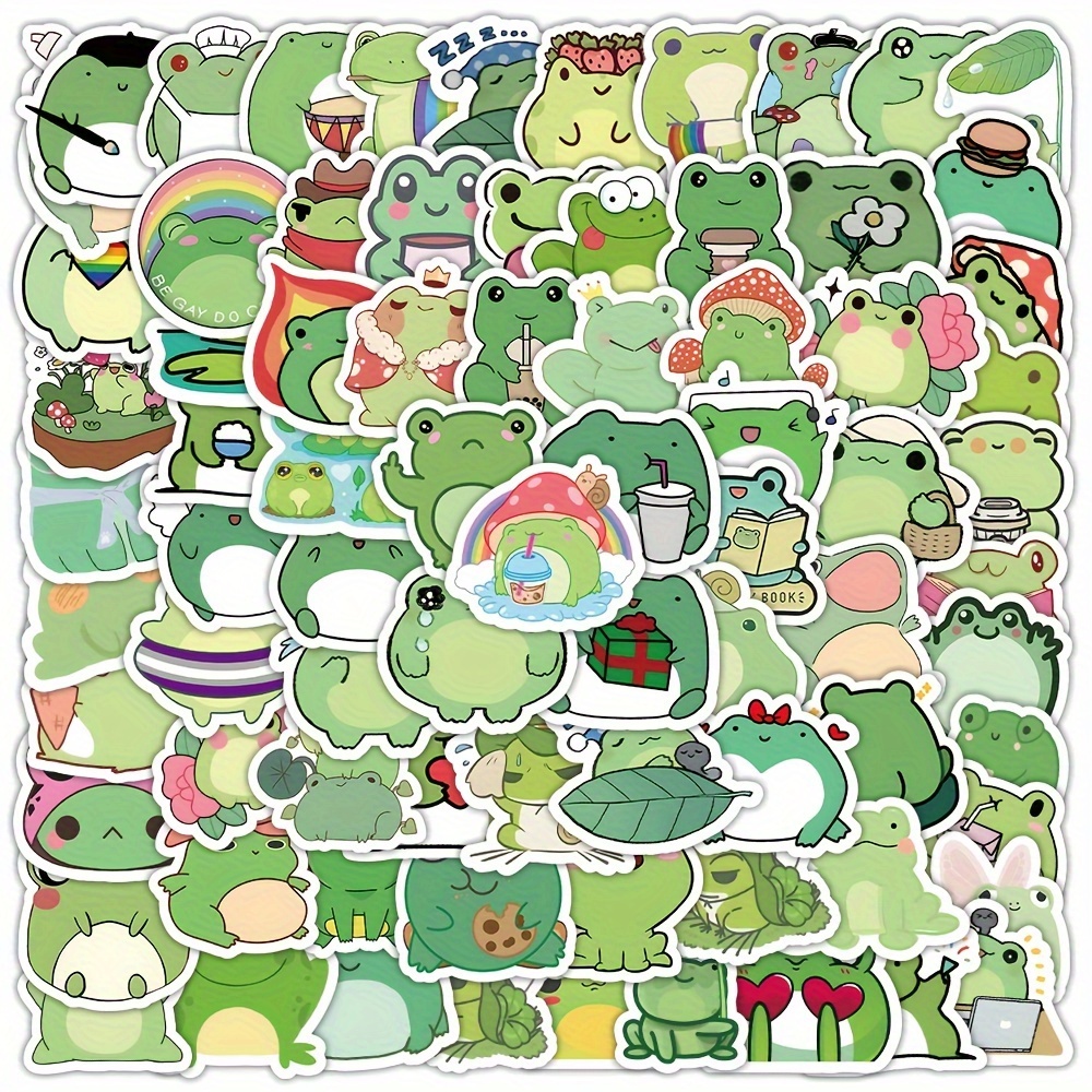 Adorable Frog Stickers Perfect For Decorating Laptops - Temu Japan