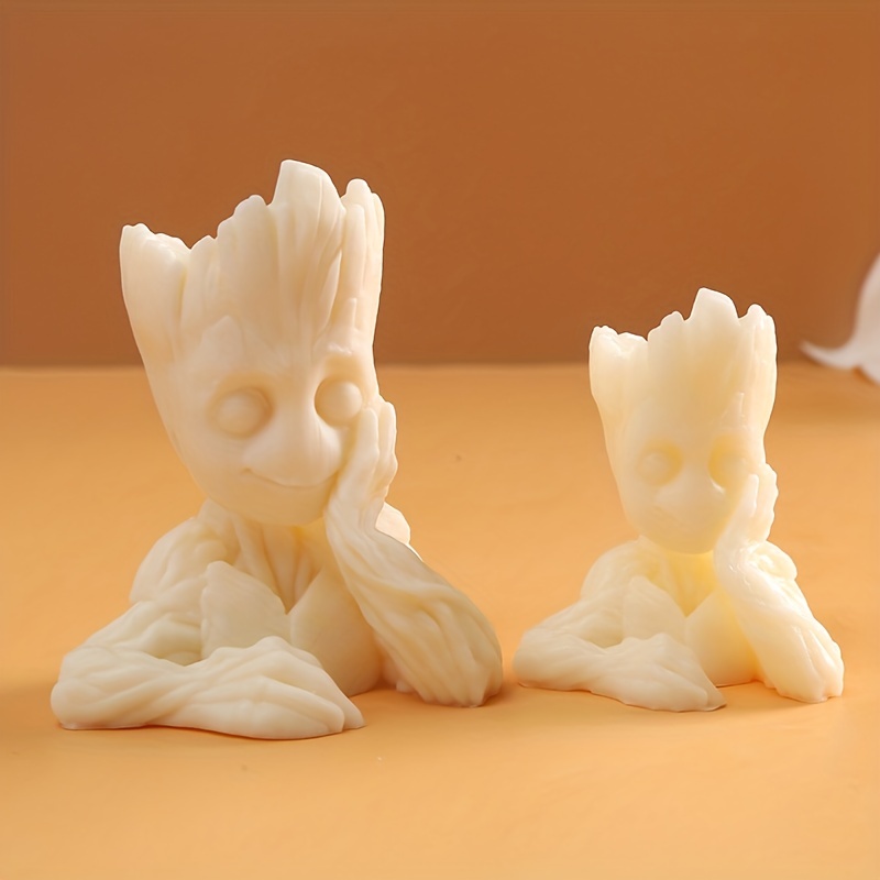  HQSGDMN Moldes de silicona para velas creativas figuras de  oración 3D, molde de jabón para aromaterapia, moldes de cera de yeso,  manualidades, manualidades, molde de fundición de resina epoxi, aroma a