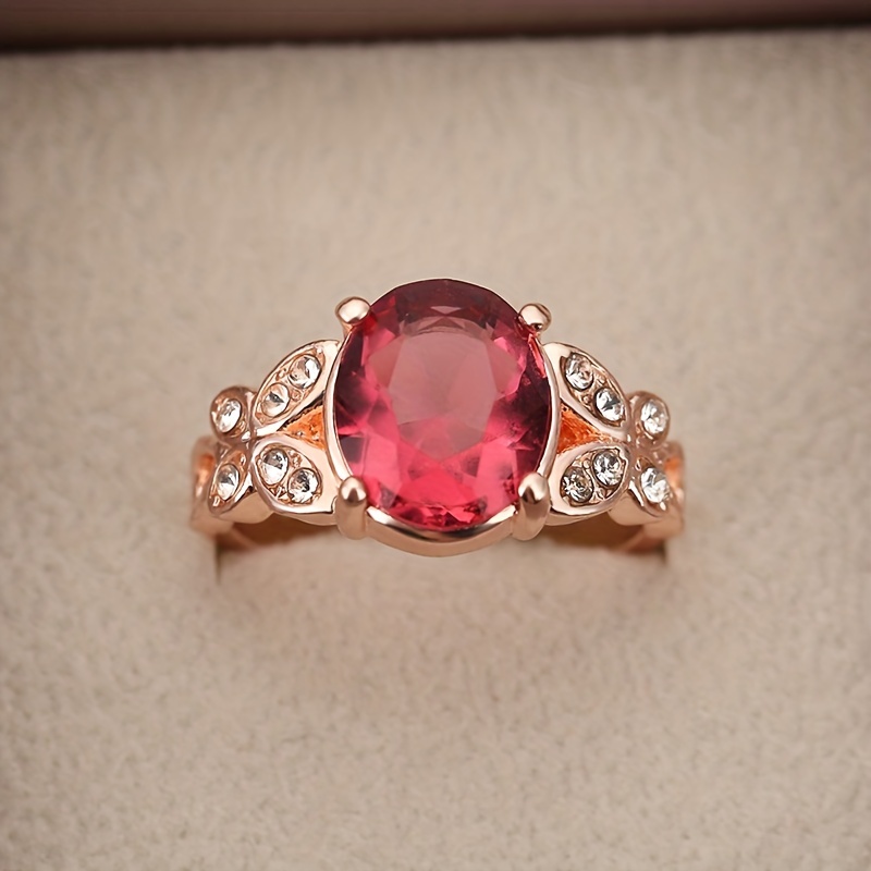 Bague Style Kpop Plaqué Or 14 Carats Incrusté Zircon - Temu Canada