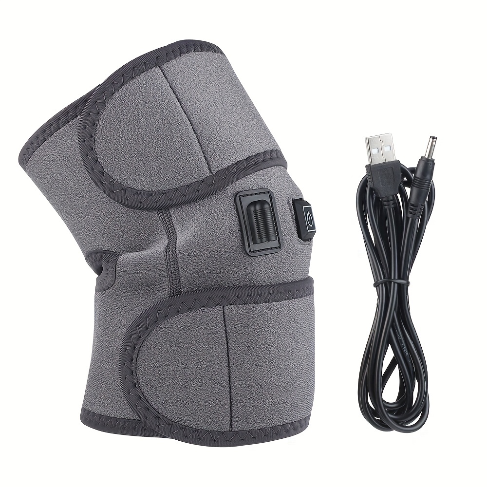Electric 3 Mode EMS Knee Massager Leg Joint Heating Hot Compress Therapy  Elbow Muscle Stimulator Pain Relief Knee Warmer Pad