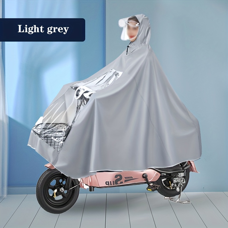 waterproof motorcycle bike raincoat rainwear poncho fashion portable electric vehicle rain coat details 3