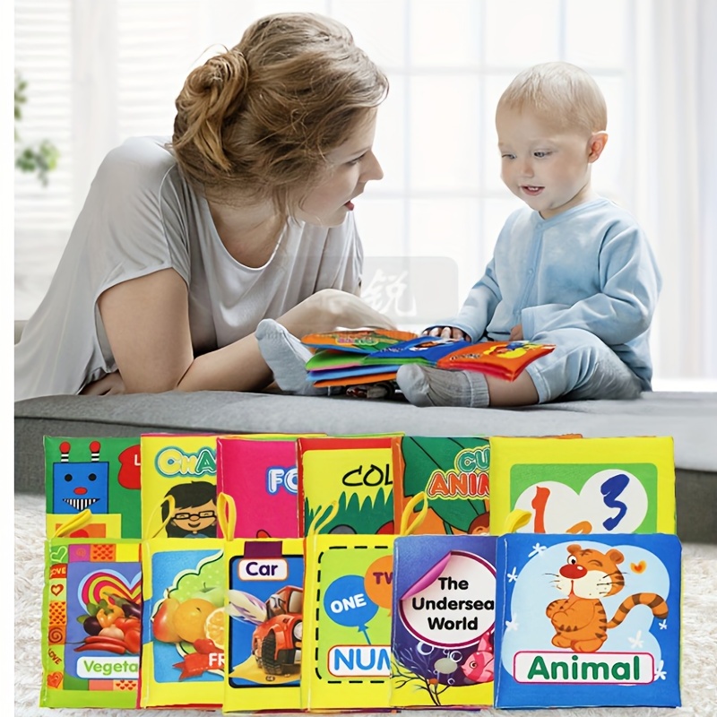 Libros Para Bebés Juguetes Libro De Tela Suave Para Bebés - Temu