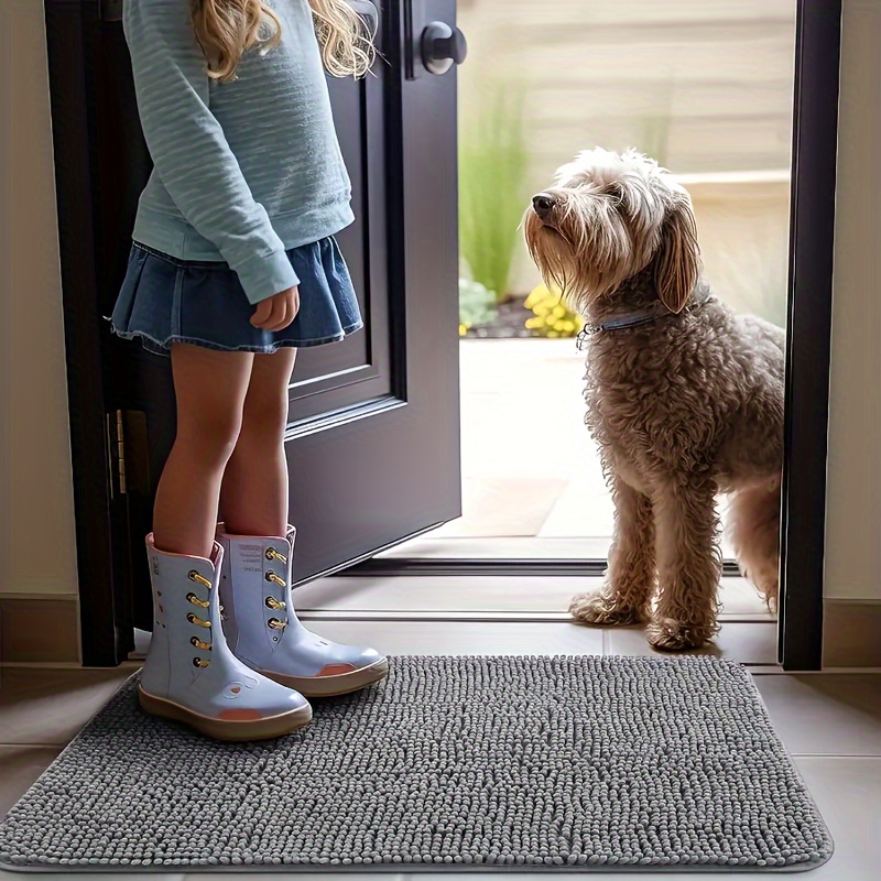 Mud Paw Dog Door Mat Absorbs Moisture And Dirt Absorbent Non - Temu