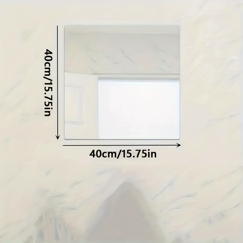 Self Adhesive Acrylic Mirror Sheets Frameless Flexible - Temu