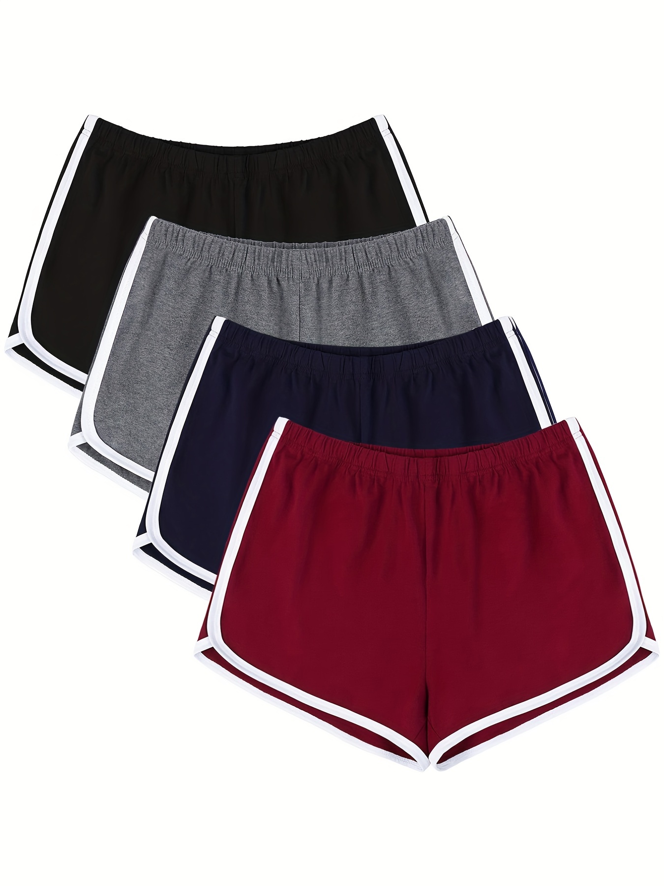 Women's Soft Yoga Shorts Comfortable High Waist Activewear - Temu