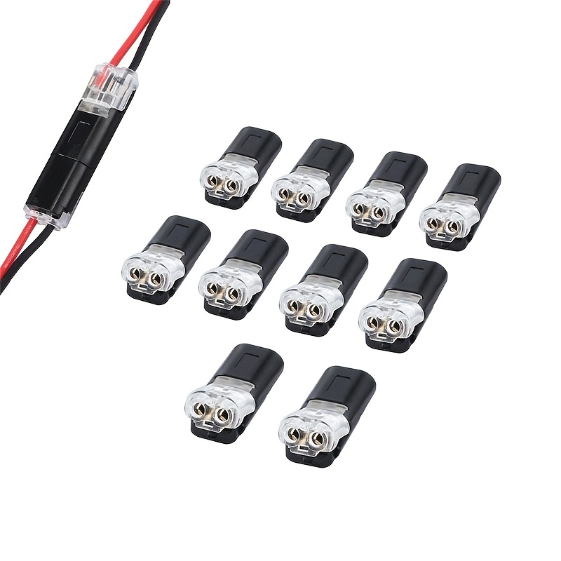 wire connector electricos terminales electricos parLED camping car cable  electrico UniversalThe terminal leads are connected