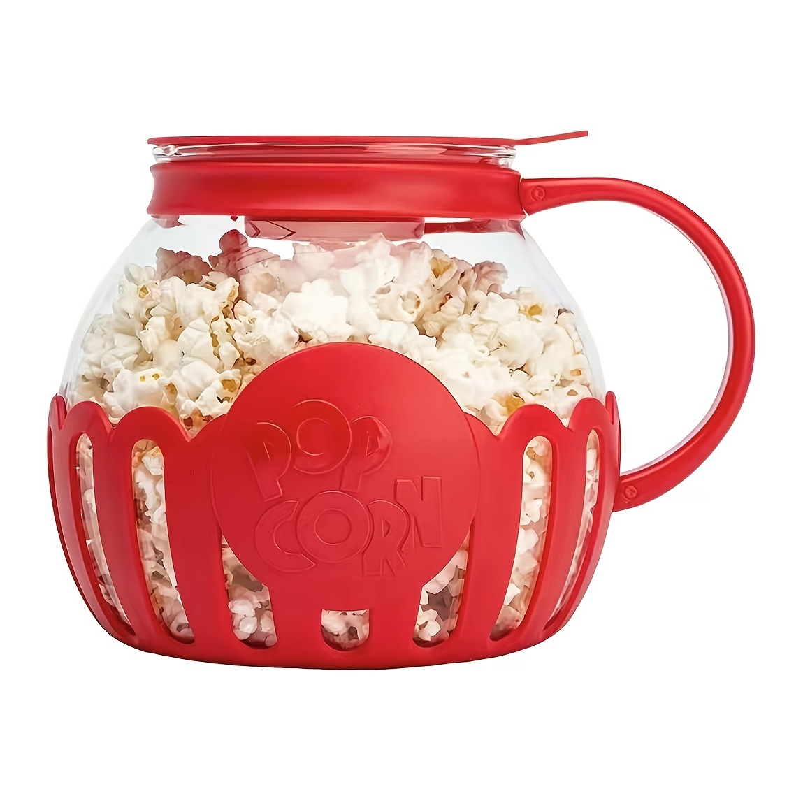 High temp Resistant Microwave Popcorn Bucket Large Silicone - Temu