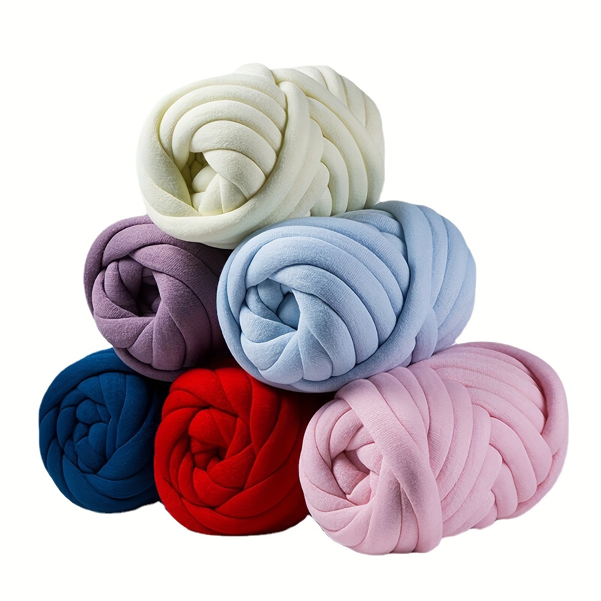 Cotton Tubular Super Chunky Yarn For Arm Knitting Home Dcor S Rugs