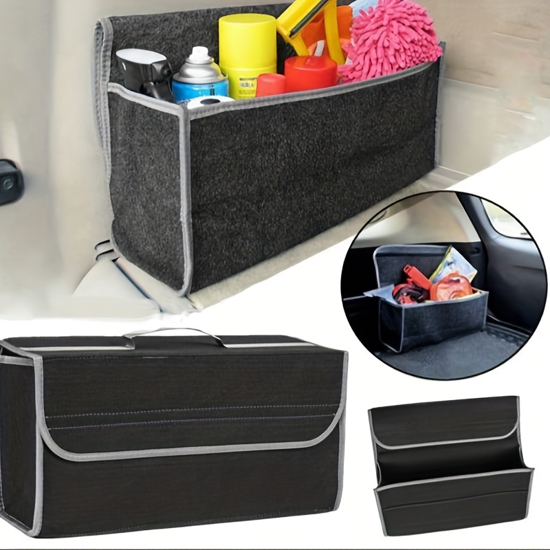 Car Trunk Storage Box Car Storage Box Car Tail Box Finishing - Temu