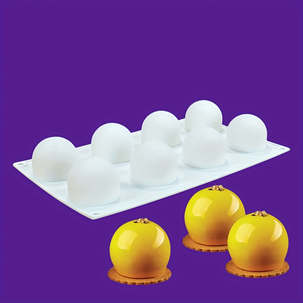 Silicone Molds 3d Ball Shape Sphere Baking Mold For Mousse - Temu