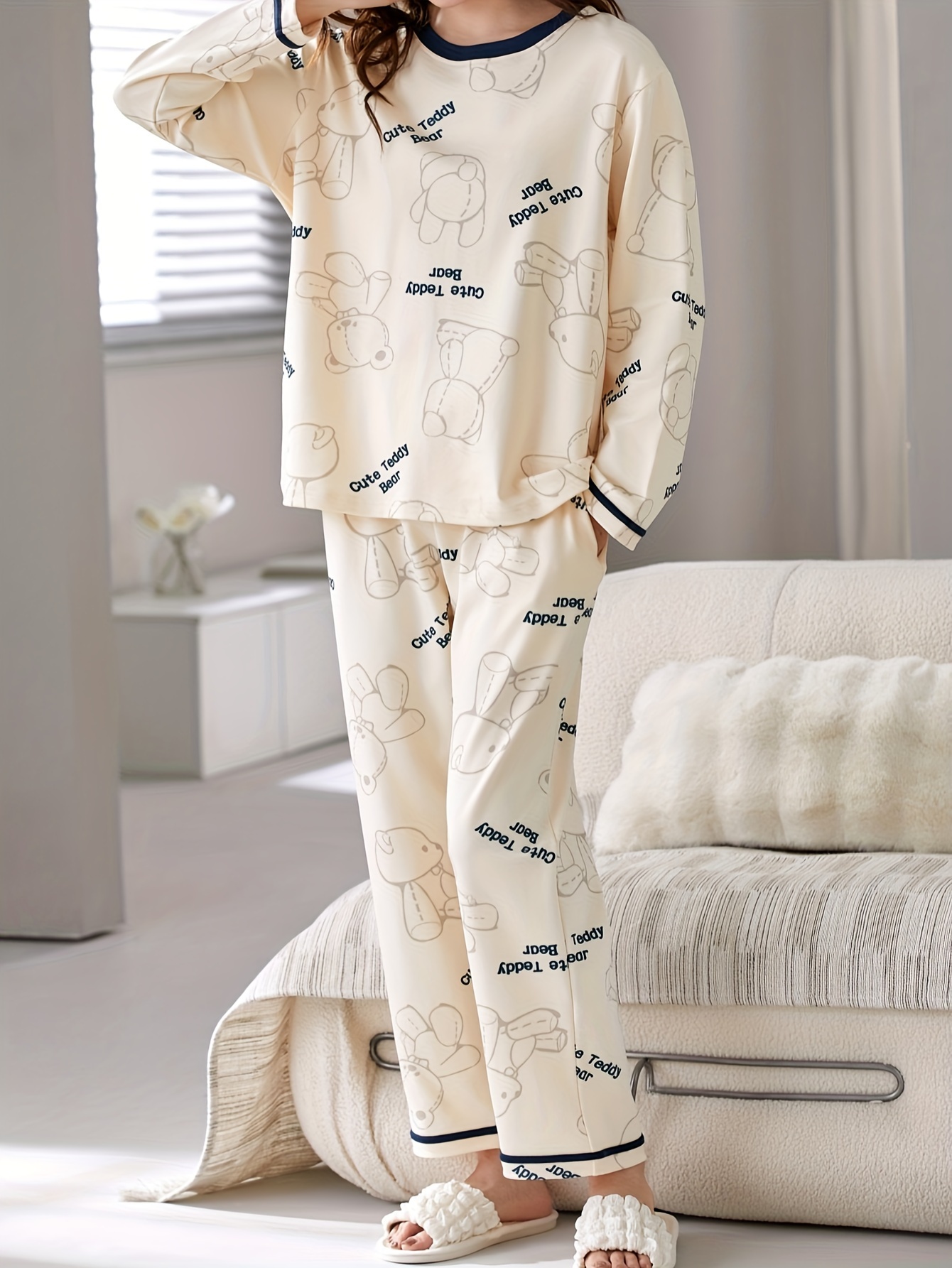 Mặc Nhà Pijama Largas Pijamas Para Hombre De Algodon Conjunto De