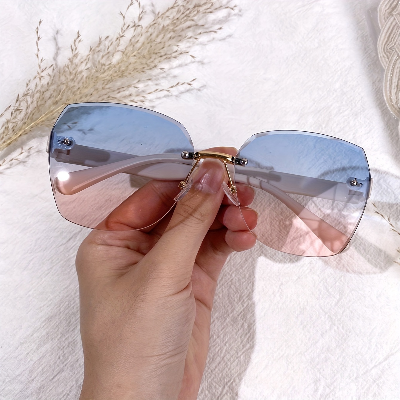 Gafas de sol tipo , gafas de sol para mujer, gafas cómodas para playa,  Cosplay, vacaciones de verano Salvador Gafas de sol de moda