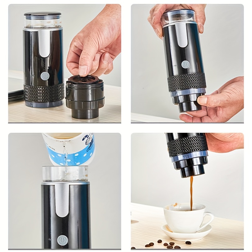 Portable Car Instant Espresso Maker Pod-Coffee Machine Brewing