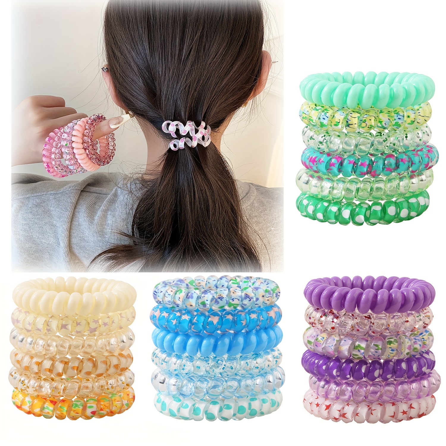 2pcs Hair Tie Organizer,Small hair ties organizer for girls,Hair