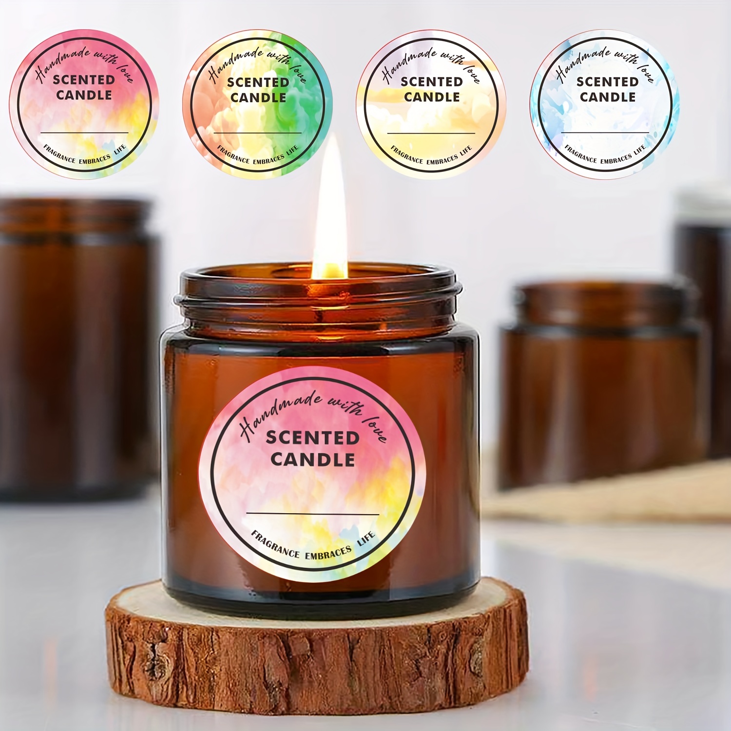Large Candle Labels Candle Making Supplies Candle Scents - Temu
