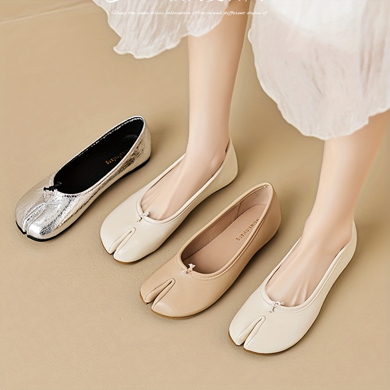 Women's Bowknot Flat Shoes, Tribal Style Almond Toe Slip On Shoes, Comfy  Striped Ballet Flats - Temu New Zealand