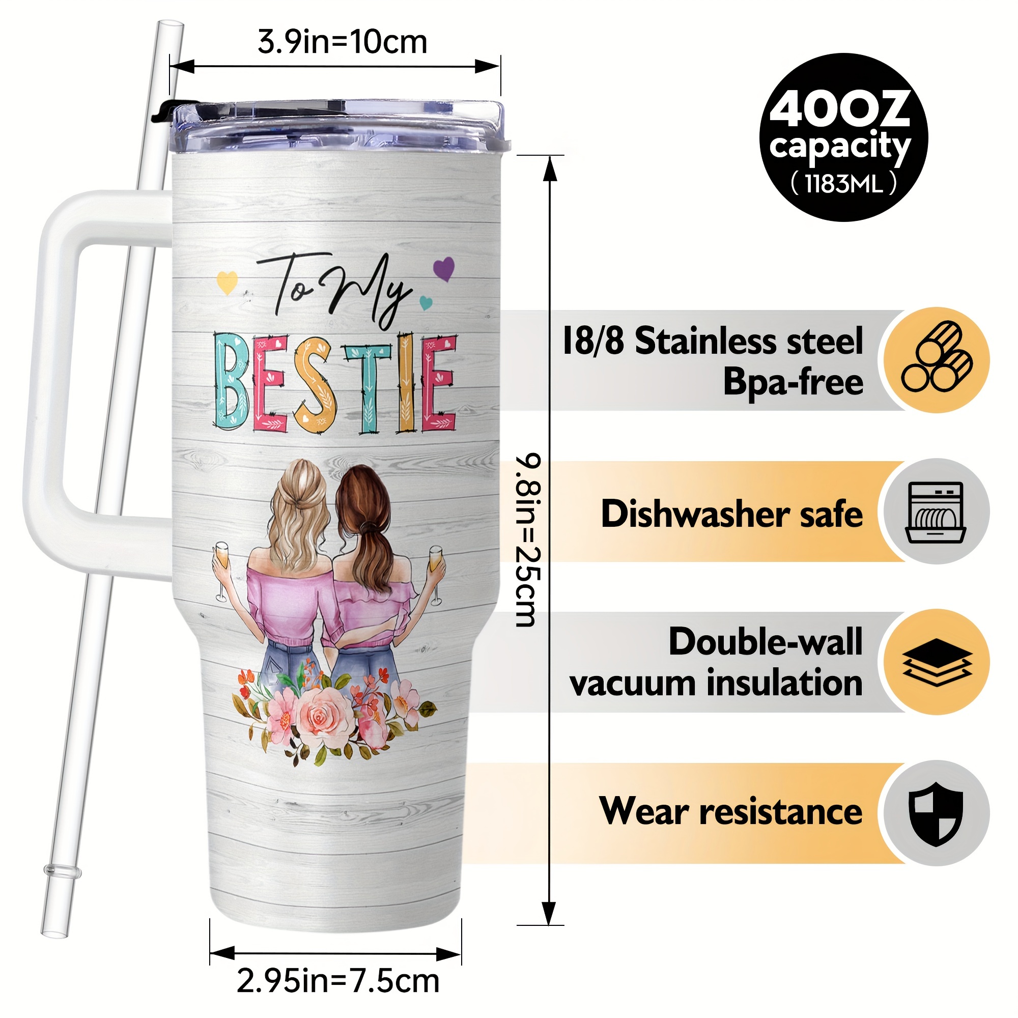 Teach Like Friends 16 or 20oz Tumbler With Straw – Coffee And