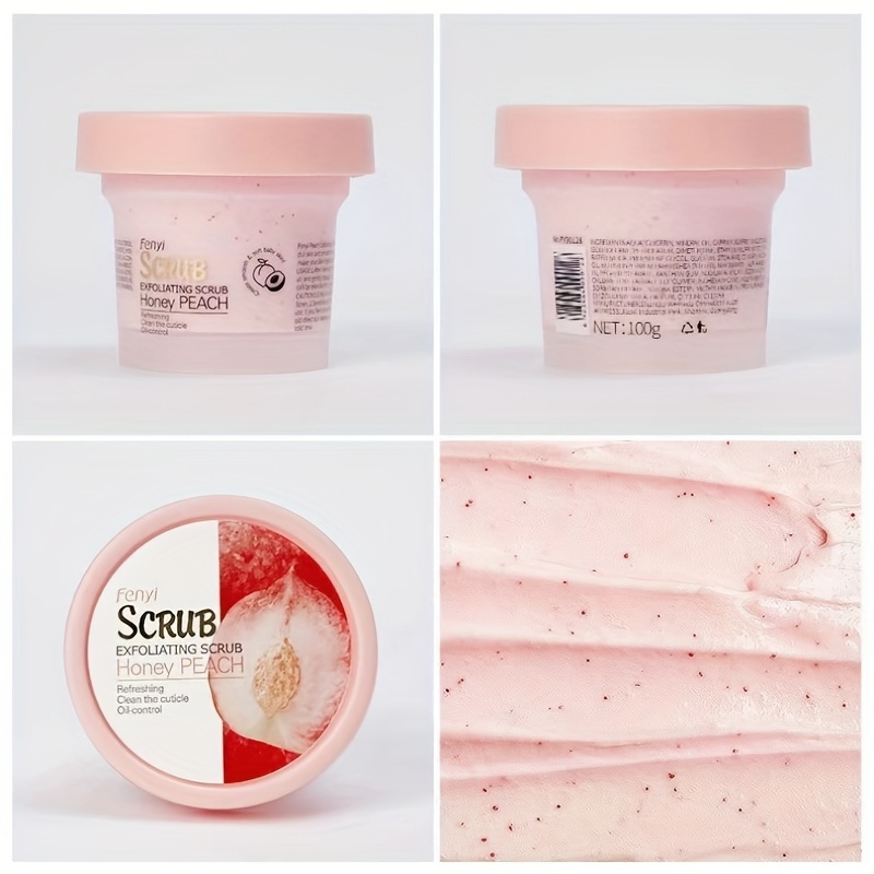 Peach Exfoliating Body Scrub - Natural Smooth & Tight Skin