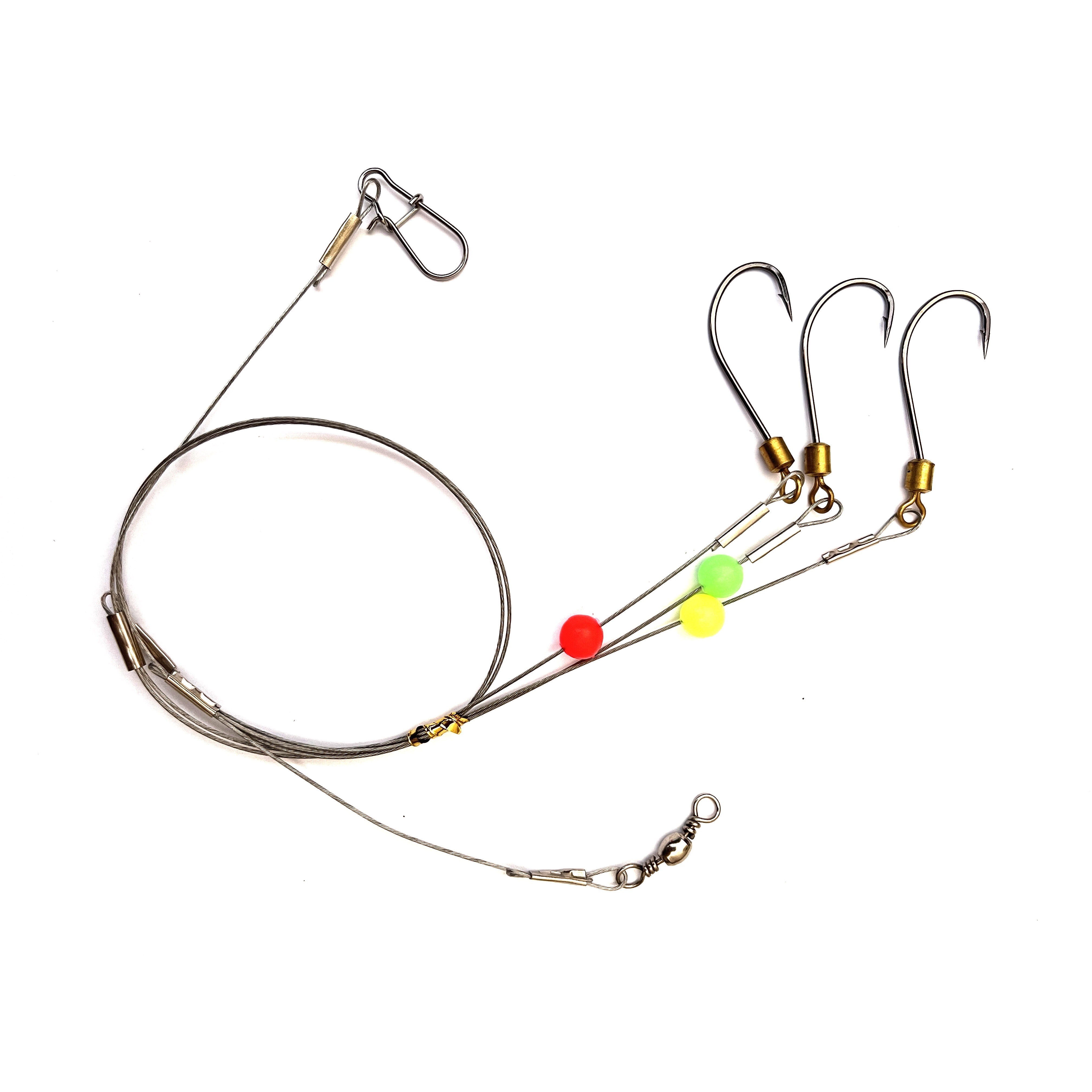 OROOTL Double Hook Rig for Trolling and Chunking Saltwater Double Trolling  Hooks Big Game Forged Stainless Steel Double Hooks for Tuna Marlin Wahoo  Dorado Fishing, Hooks -  Canada