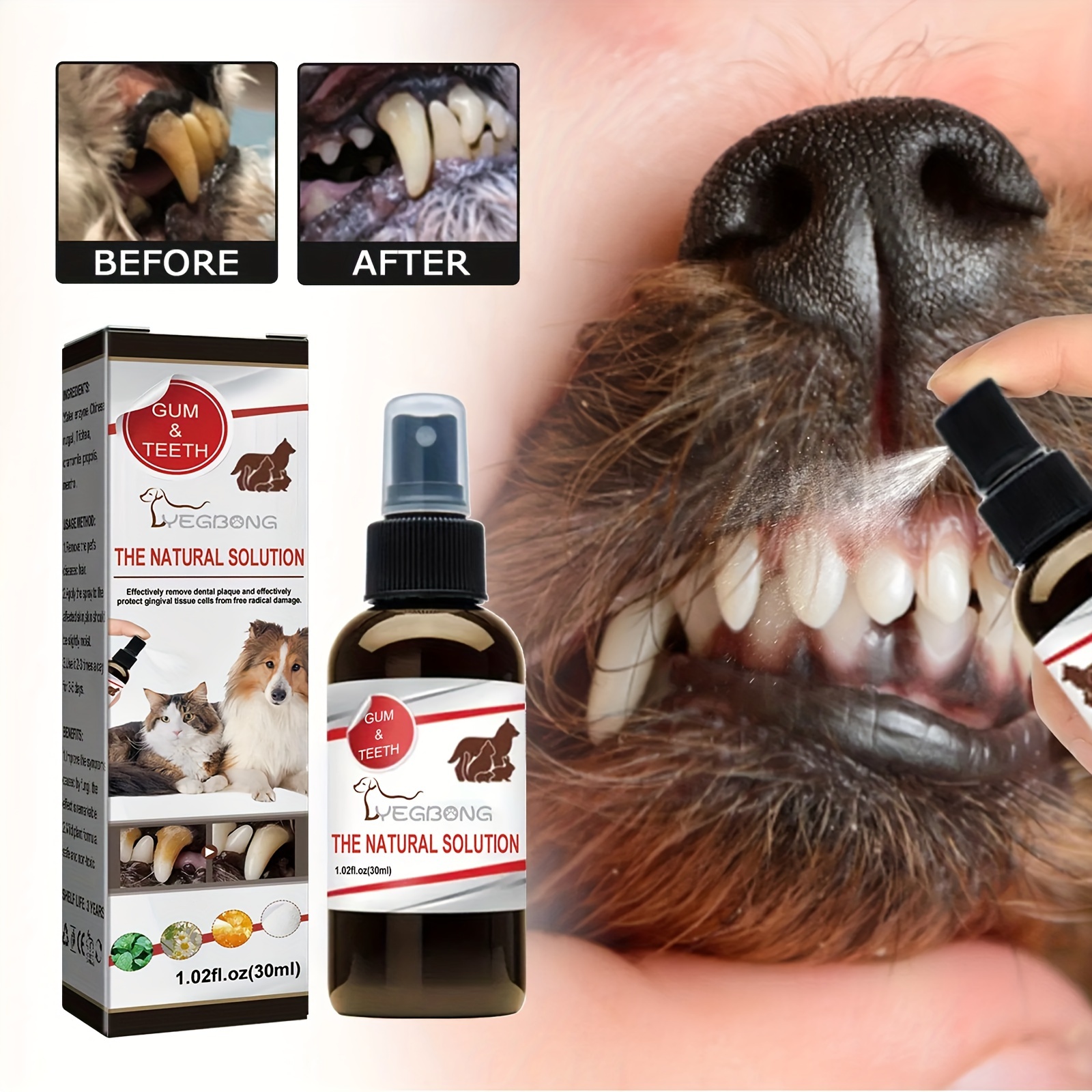 Elimina L'alito Cattivo Del Cane - Deodorante Per L'alito Dell'animale  Domestico - Detergente Per Denti Per Cani, Pulizia Dei Denti Del Cane,  Detergente Per La Cura Del Gel Deodorante : : Prodotti