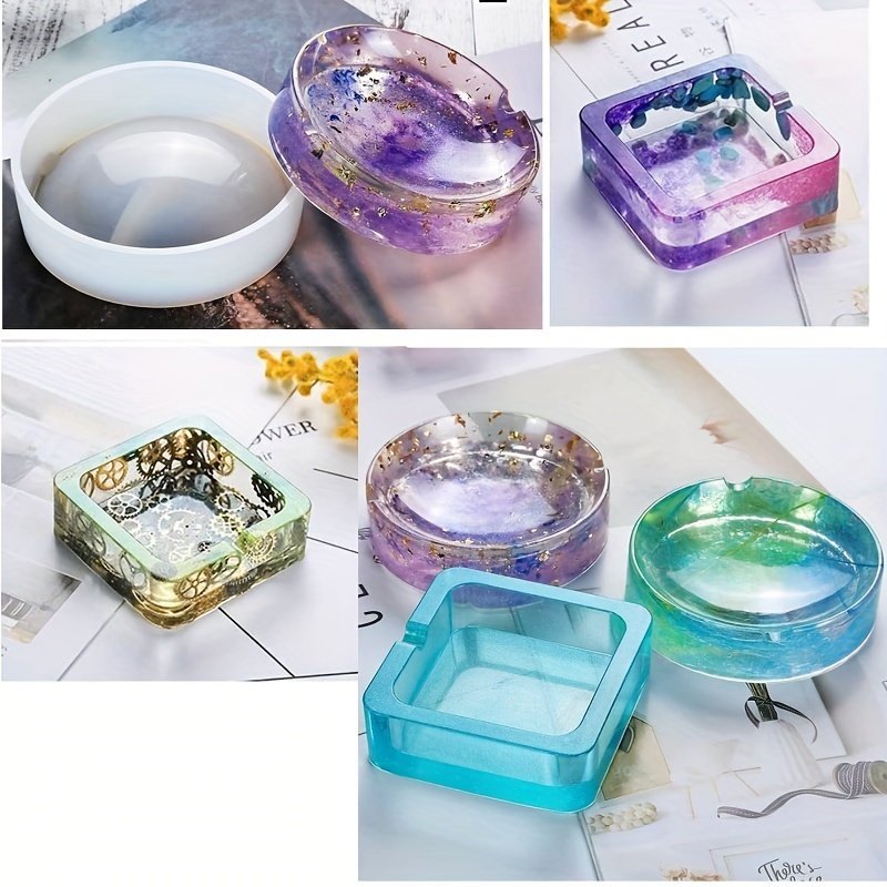 Epoxy Resin Tray Molds For Resin Casting Silicone Molds For Diy