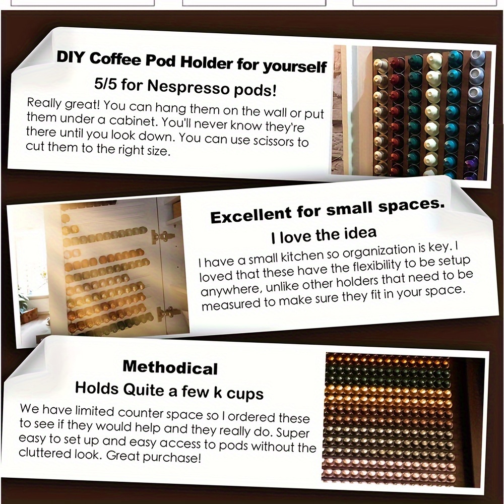 1pc coffee capsule holder compatible with k cup   original   vertuoline   coffee pods shelf capsule storage racks coffee bar accessories details 10