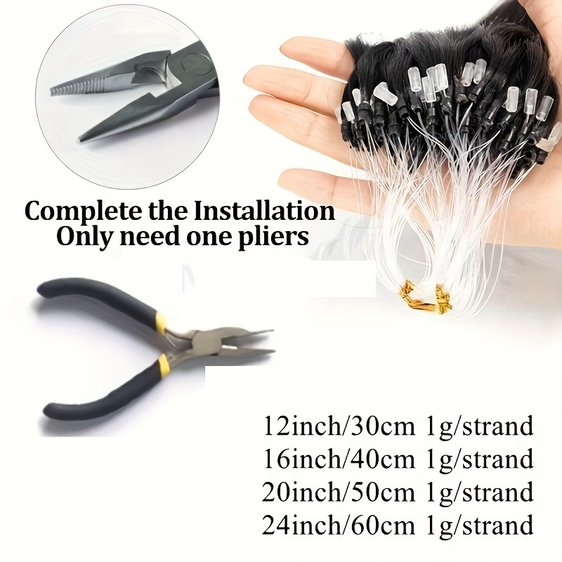 HAIR EXTENSION PLIERS STRAIGHT OR CURVE